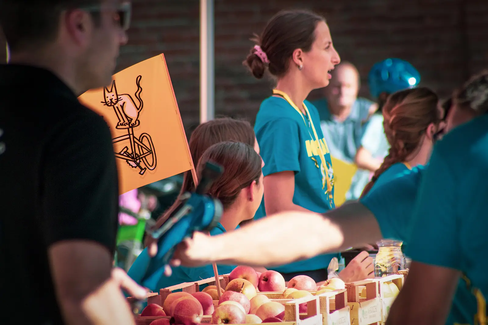 La merenda con le mele del territorio