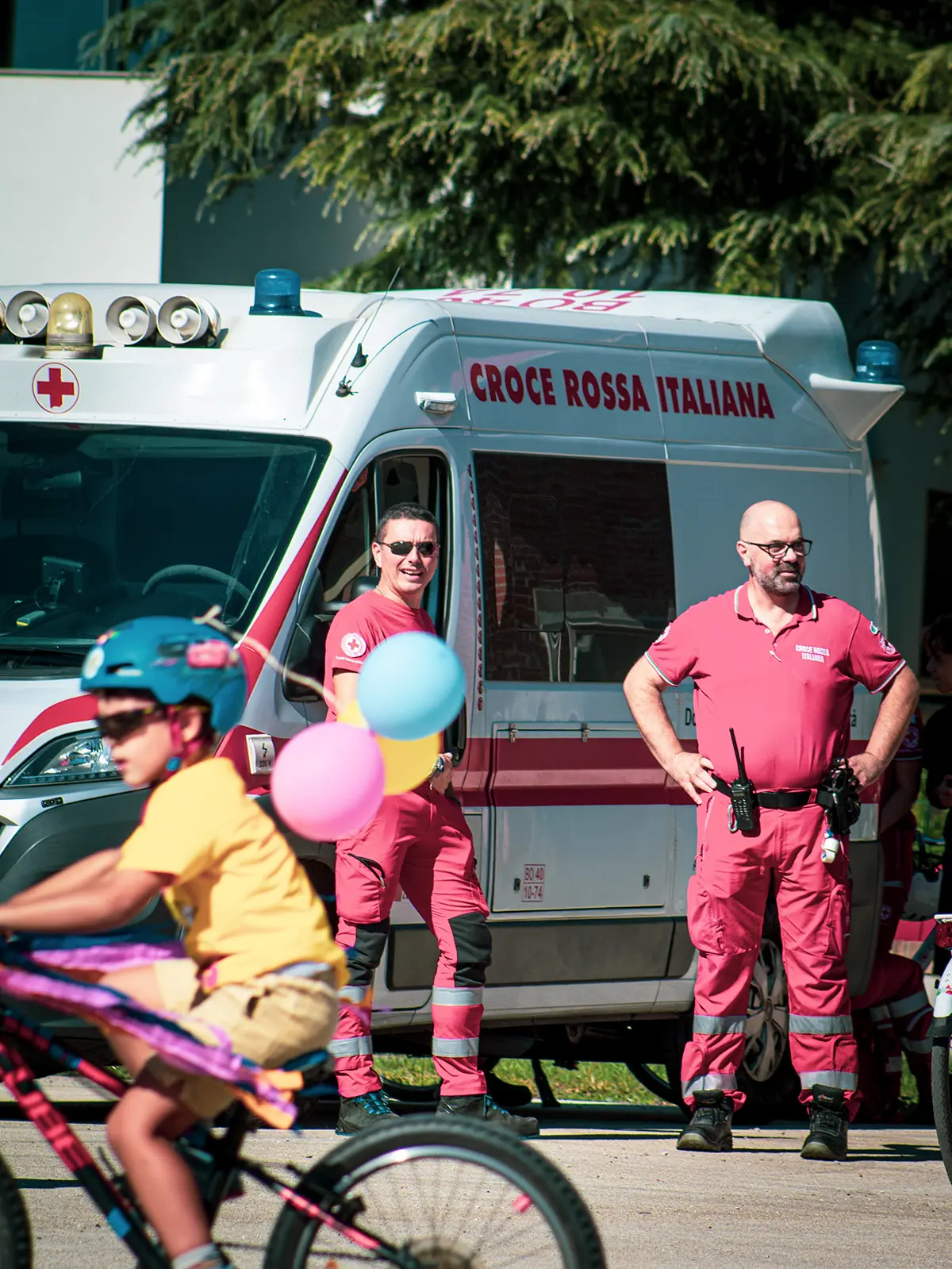 Croce Rossa Italiana presente al percorso